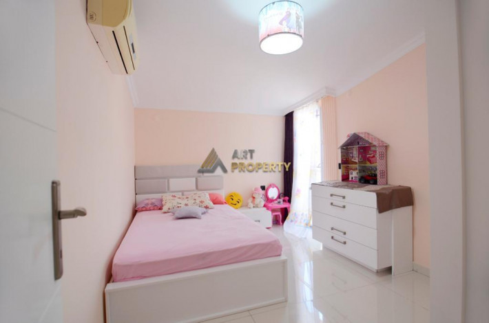 Квартира 2+1 с мебелью и видом на море в Кестеле, 135 м2 - Ракурс 11