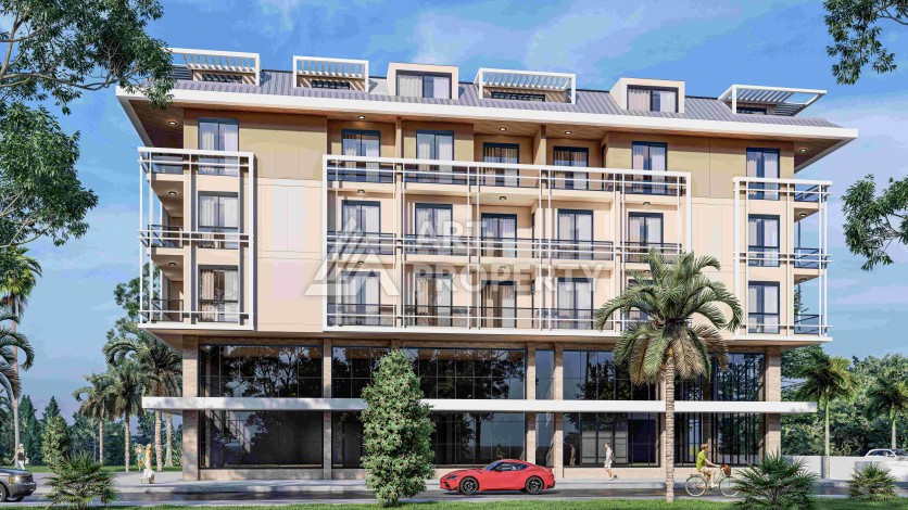 Квартира 2+1 в новом ЖК по горячей цене, 75 м². Центр Алании. - Ракурс 33
