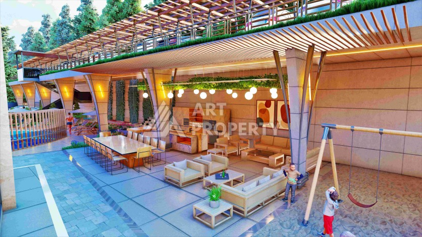 Квартира 2+1 в новом ЖК по горячей цене, 75 м². Центр Алании. - Ракурс 34