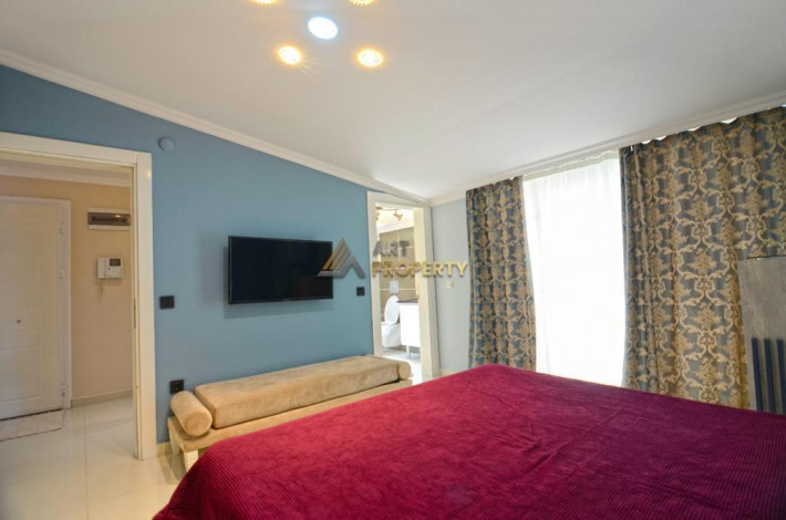 Квартира 2+1 с мебелью и видом на море в Кестеле, 135 м2 - Ракурс 15