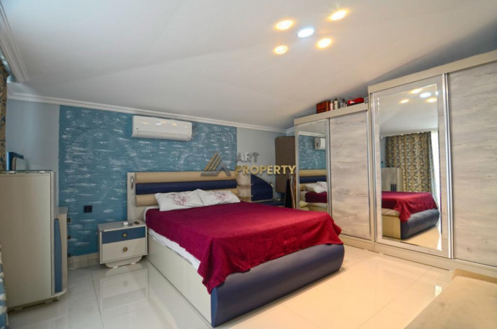 Квартира 2+1 с мебелью и видом на море в Кестеле, 135 м2 - Ракурс 18