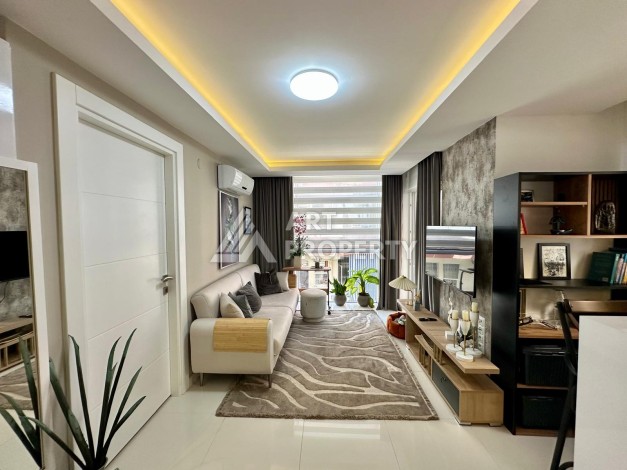 Стильная квартира 1+1 в самом центре Алании, 50 м² - Ракурс 0