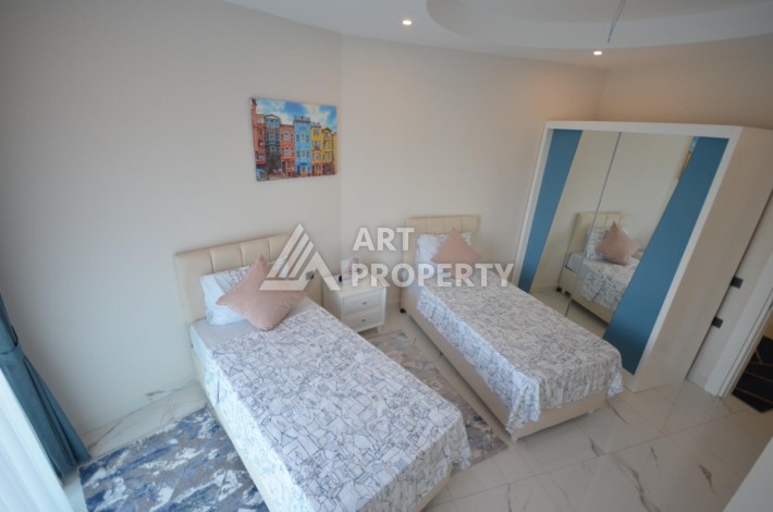 Квартира 2+1 в премиальном ЖК, 90 кв.м. Каргыджак, Алания - Ракурс 8