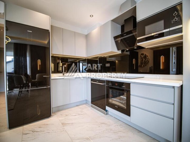 Квартира 2+1 с видом на море 95 м², Каргыджак, Алания - Ракурс 2