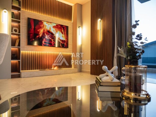 Квартира 2+1 с видом на море 95 м², Каргыджак, Алания - Ракурс 6