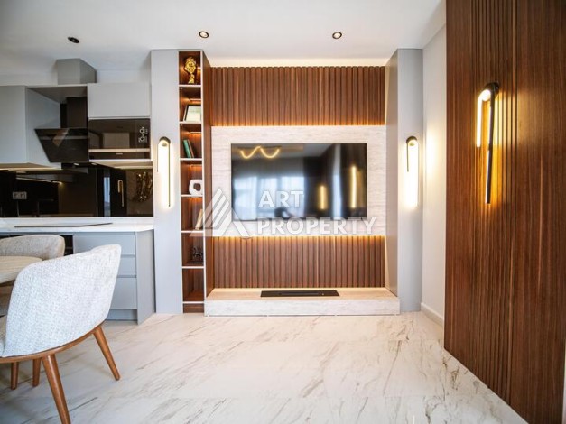 Квартира 2+1 с видом на море 95 м², Каргыджак, Алания - Ракурс 9
