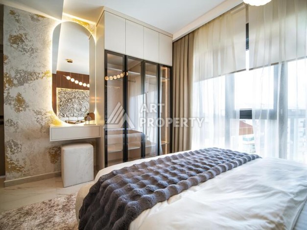 Квартира 2+1 с видом на море 95 м², Каргыджак, Алания - Ракурс 12