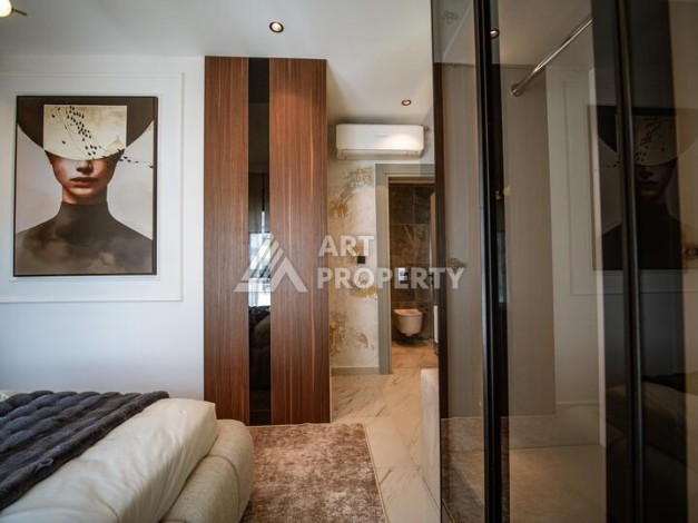 Квартира 2+1 с видом на море 95 м², Каргыджак, Алания - Ракурс 14