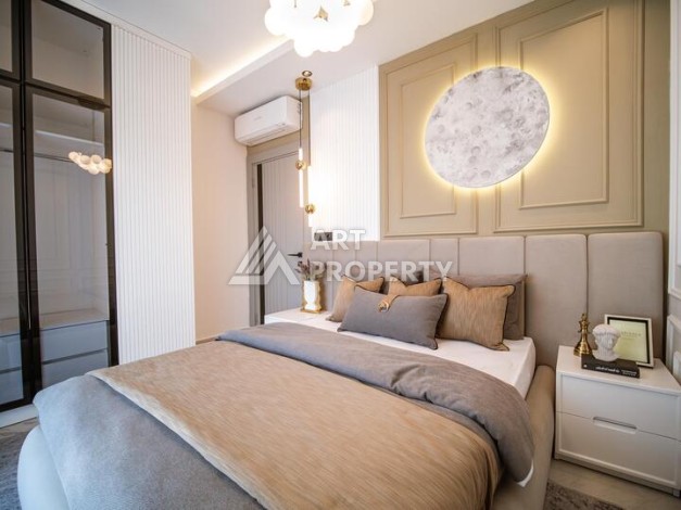 Квартира 2+1 с видом на море 95 м², Каргыджак, Алания - Ракурс 17