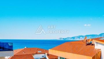 Квартира 2+1 с видом на море 95 м², Каргыджак, Алания - Ракурс 30