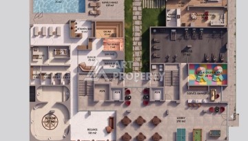 Новый проект премиум-класса в Махмутларе, квартиры 1+1 и дуплексы 3+1, 4+1 - Ракурс 27