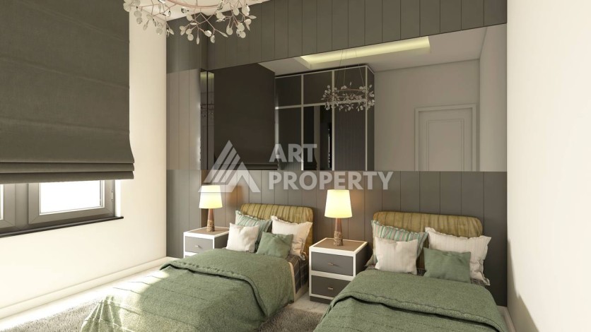 Пентхаус 3+1 в 100 метрах от моря в Кестеле, 125 кв.м. - Ракурс 3