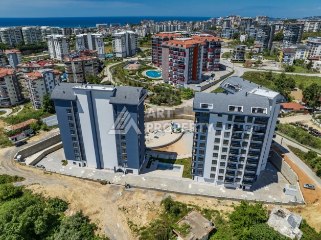 Готовые квартиры 1+1, 2+1, 3+1 с рассрочкой. Авсаллар, Алания - Ракурс 1