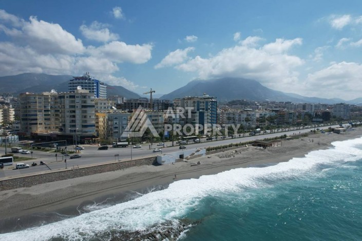 Квартира 2+1 с видом на море и крепость, 95 м². Тосмур, Алания - Ракурс 1