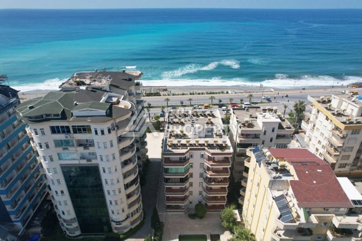 Квартира 2+1 с видом на море и крепость, 95 м². Тосмур, Алания - Ракурс 3