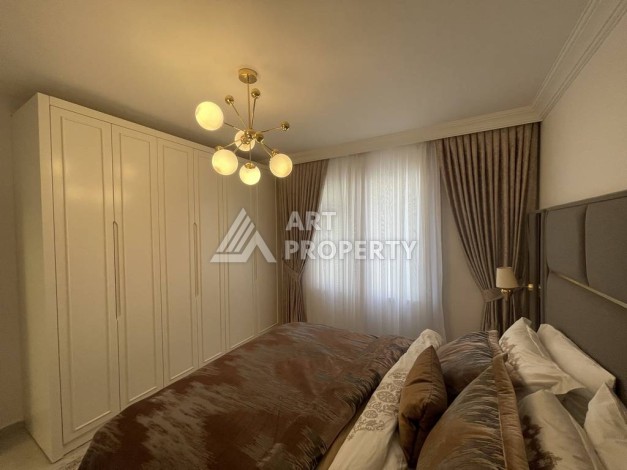 Квартира 2+1 с видом на море и крепость, 95 м². Тосмур, Алания - Ракурс 5