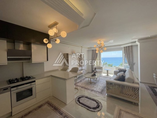 Квартира 2+1 с видом на море и крепость, 95 м². Тосмур, Алания - Ракурс 6