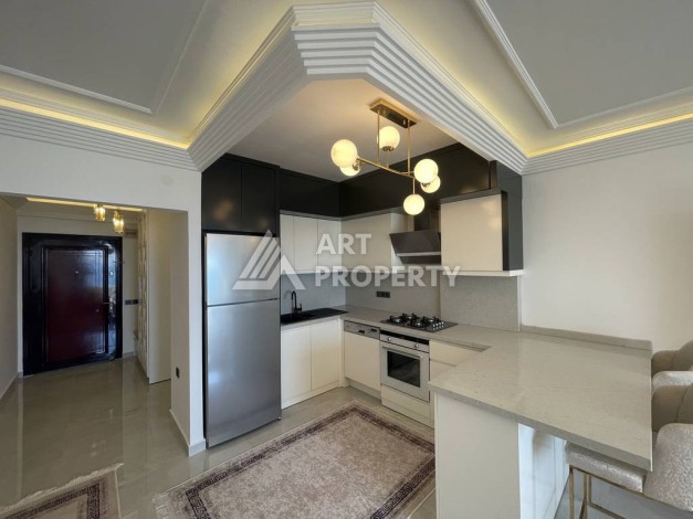 Квартира 2+1 с видом на море и крепость, 95 м². Тосмур, Алания - Ракурс 7