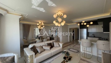 Квартира 2+1 с видом на море и крепость, 95 м². Тосмур, Алания - Ракурс 14