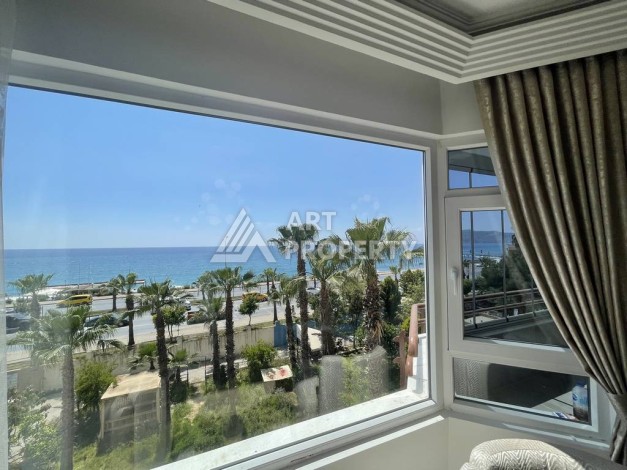 Квартира 2+1 с видом на море и крепость, 95 м². Тосмур, Алания - Ракурс 20