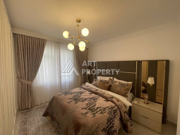 Квартира 2+1 с видом на море и крепость, 95 м². Тосмур, Алания - Ракурс 23