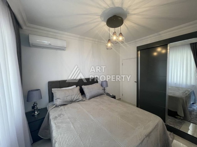Квартира 2+1 с видом на море и крепость, 95 м². Тосмур, Алания - Ракурс 25
