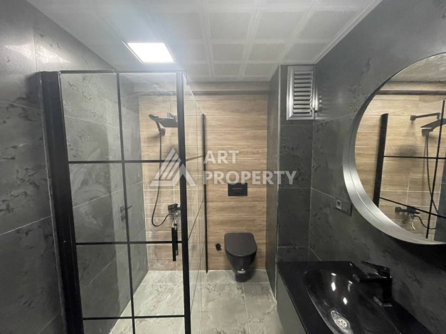 Квартира 2+1 с видом на море и крепость, 95 м². Тосмур, Алания - Ракурс 26