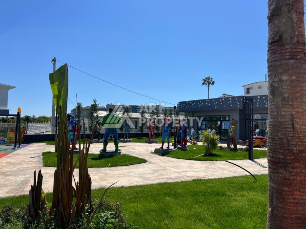 Просторная квартира 1+1 в элитном комплексе в Тюрклере, Алания - Ракурс 10