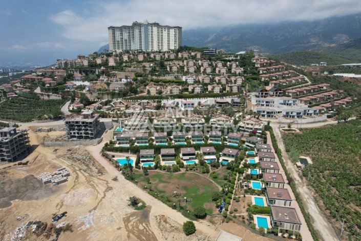 Просторный пентхаус 3+1 в комплексе таунхаусов Gold City, Каргыджак - Ракурс 30