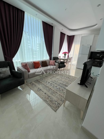 Светлая квартира 1+1 в Махмутларе, 65 кв.м. Элитный ЖК - Ракурс 22