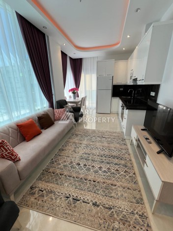 Светлая квартира 1+1 в Махмутларе, 65 кв.м. Элитный ЖК - Ракурс 26