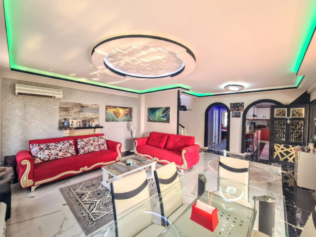 Просторная двухэтажная вилла 3+1 в районе Махмутлар, 230 м2 - Ракурс 12