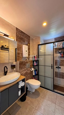 Квартира 1+1 в Тосмуре с видом на море, 75 кв.м - Ракурс 11