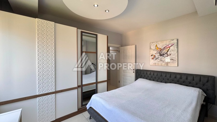 Квартира 1+1 в Тосмуре с видом на море, 75 кв.м - Ракурс 14