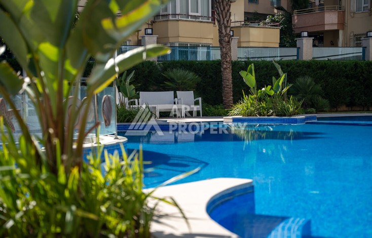 Квартира 1+1 в центре Алании в элитной резиденции, 58 м² - Ракурс 15
