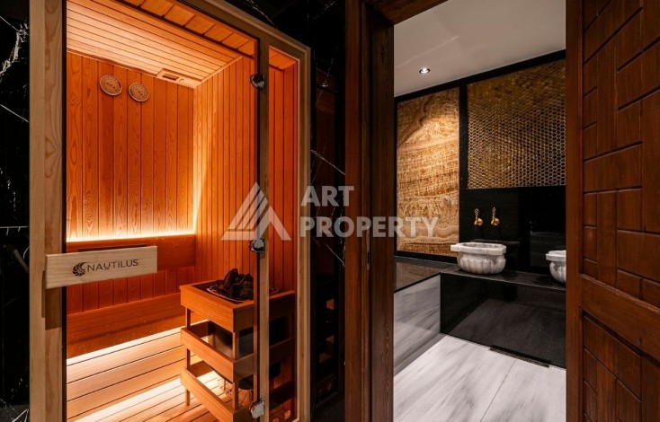 Квартира 1+1 в центре Алании в элитной резиденции, 58 м² - Ракурс 17