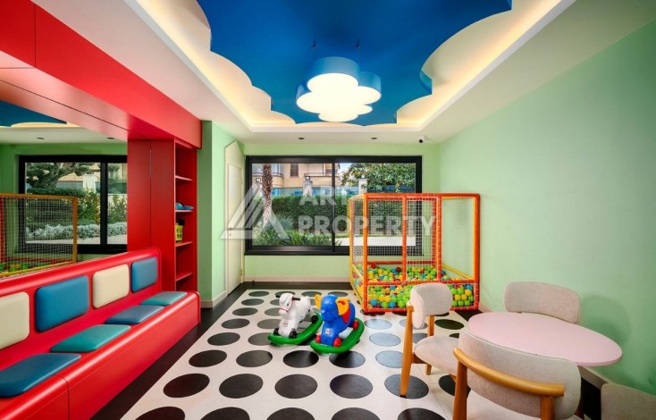 Квартира 1+1 в центре Алании в элитной резиденции, 58 м² - Ракурс 18