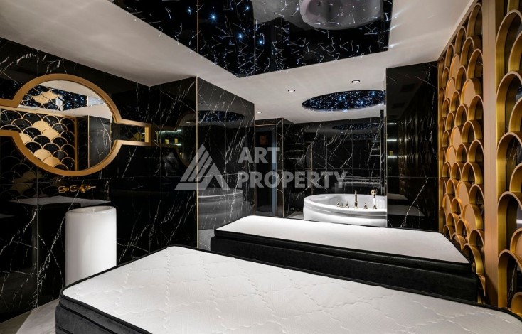 Квартира 1+1 в центре Алании в элитной резиденции, 58 м² - Ракурс 19