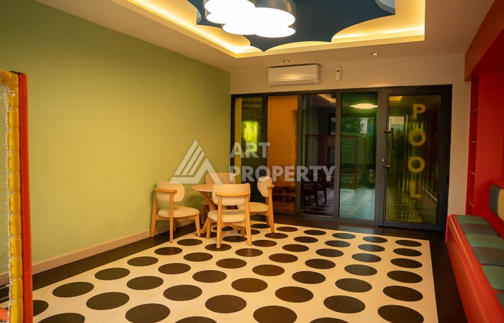 Квартира 1+1 в центре Алании в элитной резиденции, 58 м² - Ракурс 28