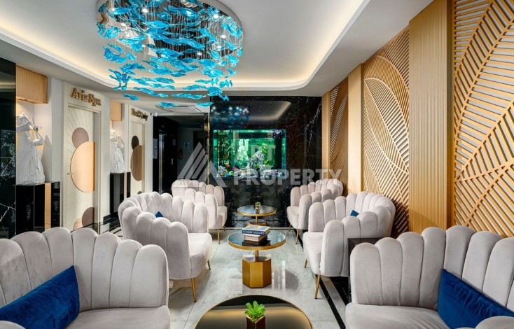 Квартира 1+1 в центре Алании в элитной резиденции, 58 м² - Ракурс 30