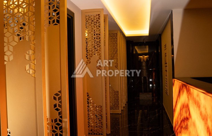 Квартира 1+1 в центре Алании в элитной резиденции, 58 м² - Ракурс 35