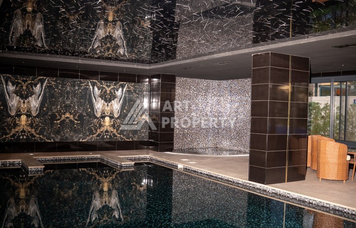 Квартира 1+1 в центре Алании в элитной резиденции, 58 м² - Ракурс 40