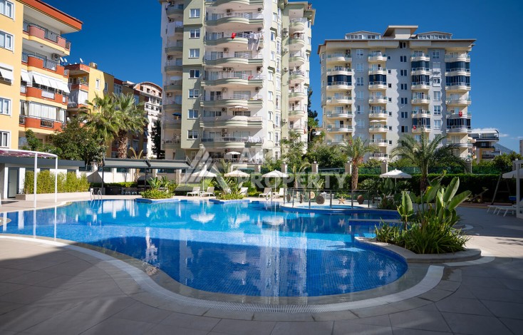Квартира 1+1 в центре Алании в элитной резиденции, 58 м² - Ракурс 47
