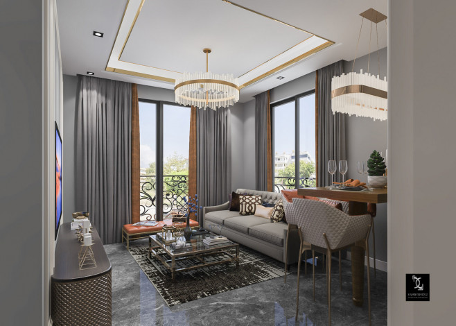 Новый проект стартует в феврале 2022 года в районе Махмутлар! 52-145 м2 - Ракурс 3