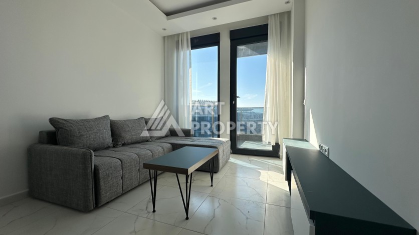 Квартира 1+1 в Каргыджаке с видом на море и крепость, 52 м² - Ракурс 3