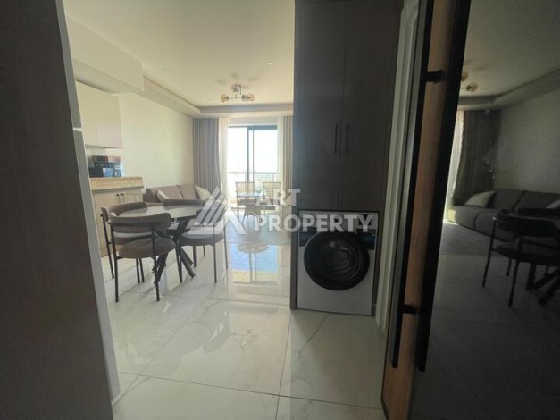 Квартира 1+1 в центре Алании с видом на море, 55 м² - Ракурс 1