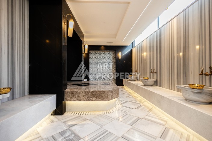 Квартира 1+1 в центре Алании с видом на море, 55 м² - Ракурс 15