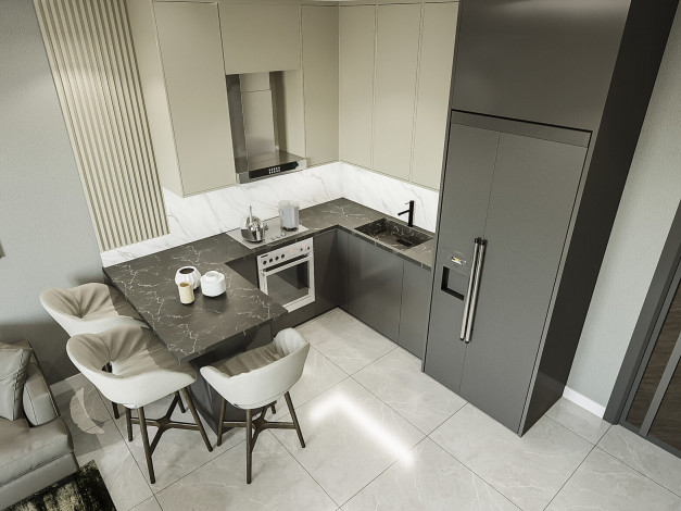 Новый проект стартует в феврале 2022 года в районе Махмутлар! 52-145 м2 - Ракурс 13