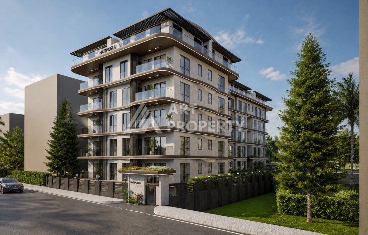Квартиры 2+1 и 3+1 в 150 метрах от моря с ПВ всего 10%. Центр, Алания - Ракурс 6