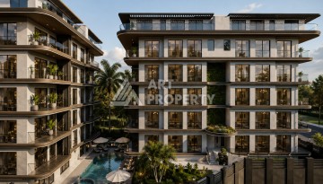 Квартиры 2+1 и 3+1 в 150 метрах от моря с ПВ всего 10%. Центр, Алания - Ракурс 12